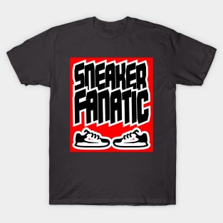 Sneaker Fanatic red sneakers Sport gift shirt. T-Shirt